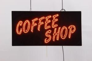 Hidly Rectangle The America Coffee Shop LED Sign