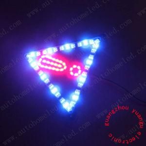 LED Parking Car Indicator Light Triangle Bracket RGB Color