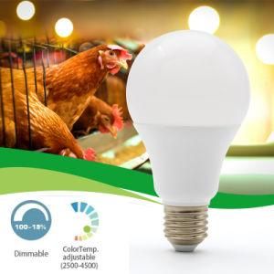 Dimmable LED Light Bulbs of 5W 7W 9W 12W E26 E27 E14 for Hennery Chicken Farm Customization Lighting of Breeding Grow Light Lamp Bulb