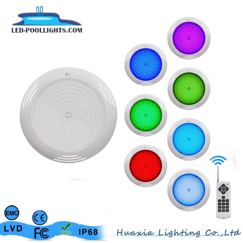 18watt Wall Mounted Resin Filled IP68 Underwater Poo Light for Polypropylene Pool or Liner Pool