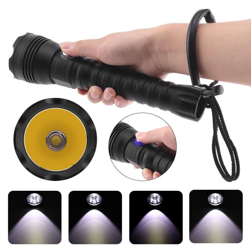 P70 LED Torch Light Handheld Portable Aluminum LED Diving Flashlight