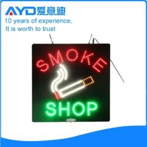 Hidly Square The Europe Smoke LED Sign