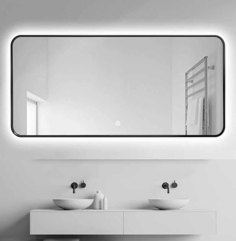 Bathroom Makeup LED Three-Color Touch Mirror Light