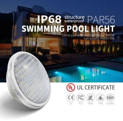 Hot Sale 12V 15W IP68 Waterproof ABS Anti-UV Material RGB Remote Control Multi Color LED Swimming Pool Light