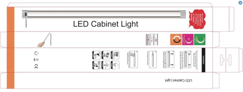 Kitchen Cabinet LED Light Under Closet Light for Display Shelf 8W 12 24V 500mm 4000K