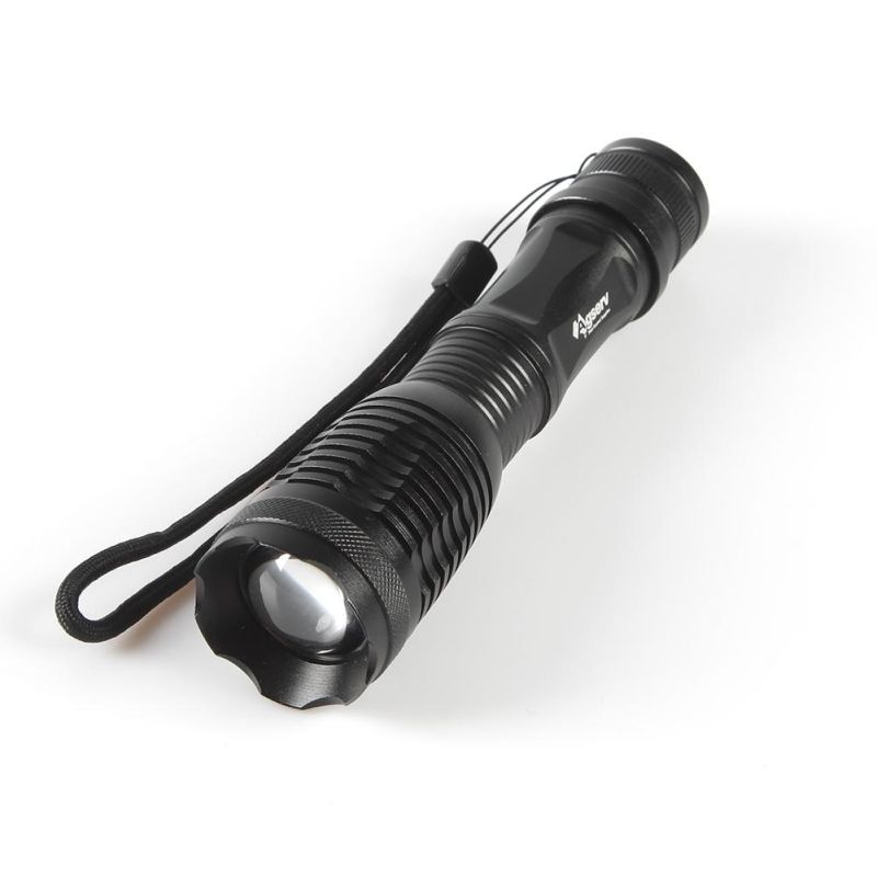 Yichen Zoom Rechargeable Dual Beams LED Flashlight