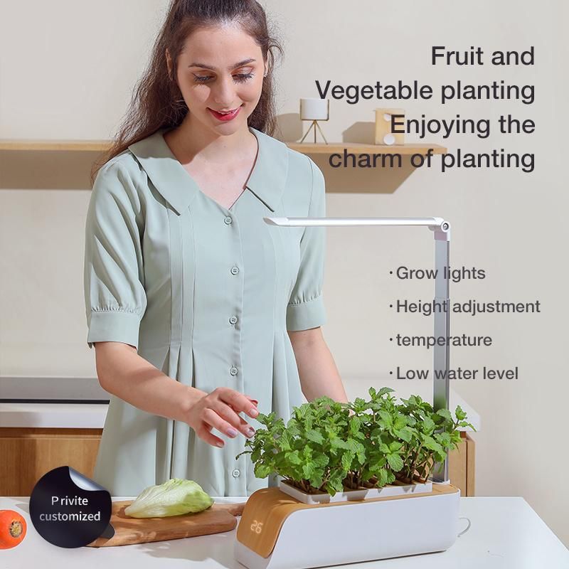 Smart Planter All in One Integrated Hydroponic Grow Light LED Lamp Garden