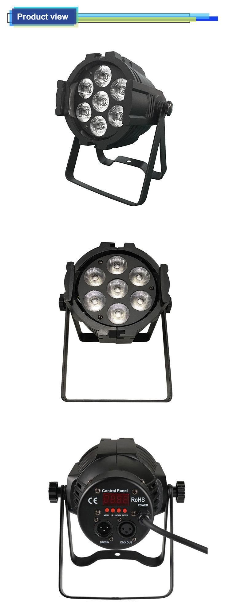 Mini 7PCS*10W 6in1 Disco Stage PAR Light