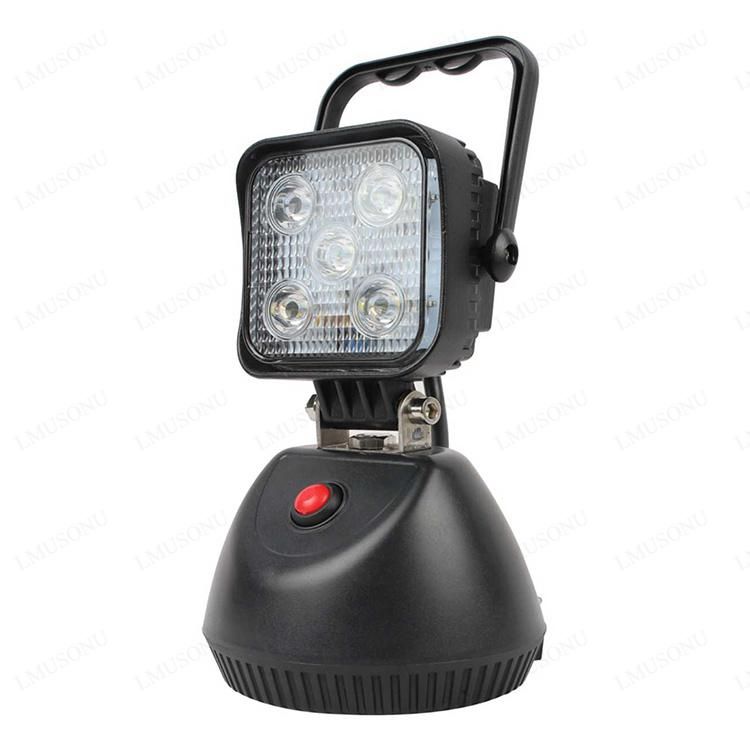 15W Super Bright Portable Flashing Strobe Rechargeable LED Work Light