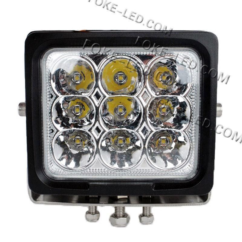 E-Approved 6 Inch 90W Square Heavy Duty LED Work Light for Mining