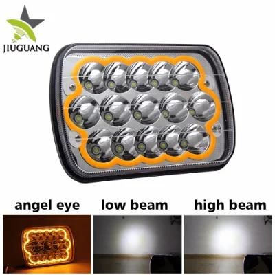 Car Accessories Waterproof 4X6 7inch 45W LED Headlight for 4X4 Truck