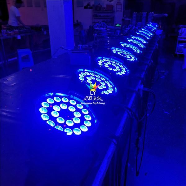 RGBWA UV 6in1 DJ Disco Equipment 24X18W Stage LED PAR Can Lighting