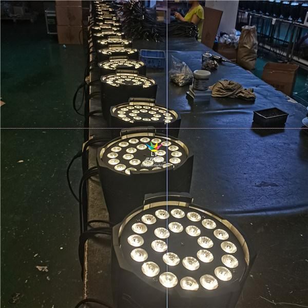 Stage Equipment DMX Disco RGBW 4in1 LED 24X12W DMX PAR Can Light