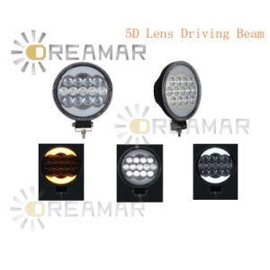 130W 10000lm Super Bright 5D LED Lens Worklight Driving Beam