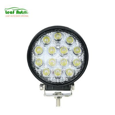 4&quot; Waterproof 42W off Road Spot Flood Light Round LED Lamp for Car Truck Vehicle ATV Boat LED Work Light Auxiliares Auto Moto Alta Baja Faro LED