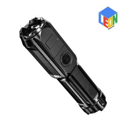 USB Rechargeable Water Proof Outdoor Camping Search and Work LED Flashlight with Zoom in and Zoom out Function