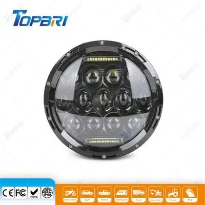 7inch 12V 75watts Daytime Running LED Laser Work Lights for Offroad Jeep Motorcycle