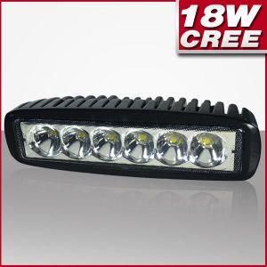 6 Inch Rectangle Single Row 18W Flood LED Work Light LED Driving Light (PD118)