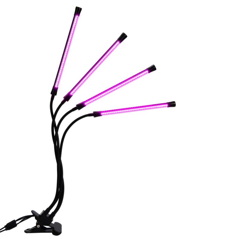 Indoor Garden Hydroponic Plant LED Grow Light, Horticulture Light with 4 Strip Heads, SAA