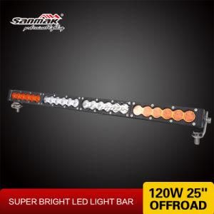 Amber Color 25&prime;&prime; 120W Hot Sale Offroad LED Light Bar