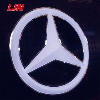 2020 Hot Sale Illuminated Auto Parts Logo LED Car Logo with Names
