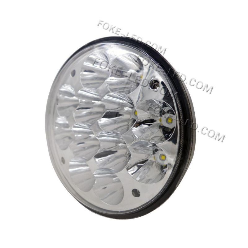 60W Flush Mount Convex Lens Spot Beam LED Head Light