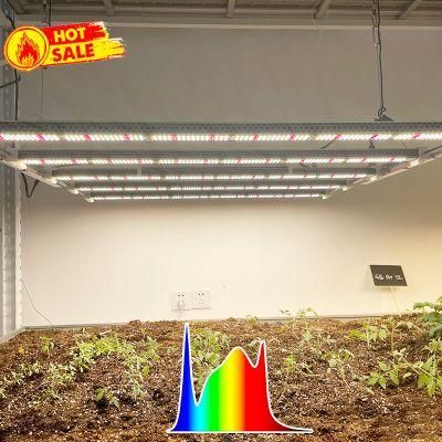 Pvisung Retractable LED Plant Grow Light 730W Full Spectrum Samsung Greenhouse Hydroponic Systems Plant Lamp 5 Bar LED Grow Light