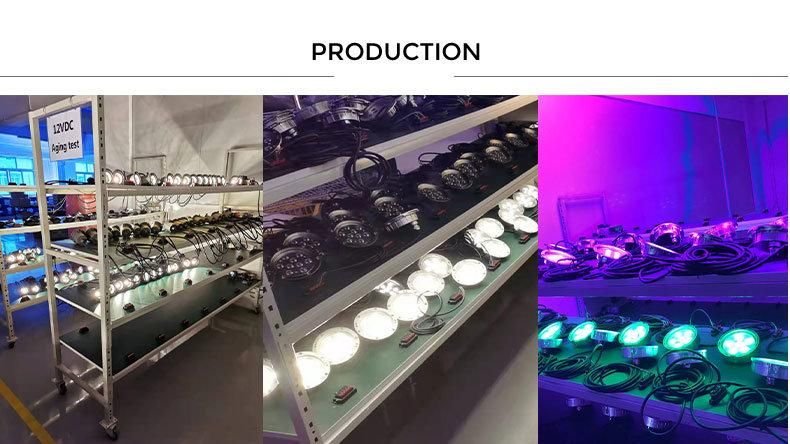 Pool Pond Garden Lights LED Waterproof Luminous Body Underwater Lamp Steel Stainless 316L