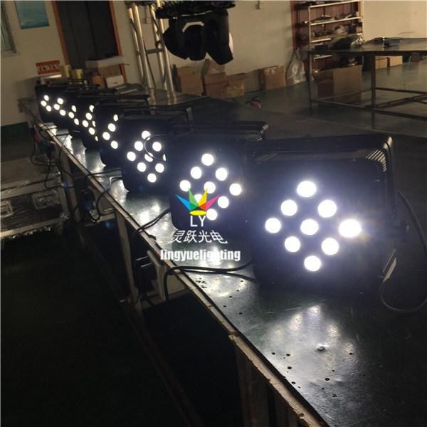 9X10W LED Flat PAR Can Battery Powered Stage Lighting