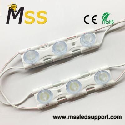 12V 24V 3W High Brightness Round Long Side Light 3030 UL LED Module with Lens Large Power for Advertising Sign