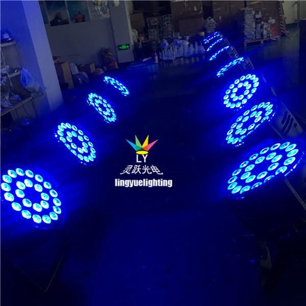 Factory Professional 24PCS Rgbwuv 6in1 LED PAR Can Stage Light