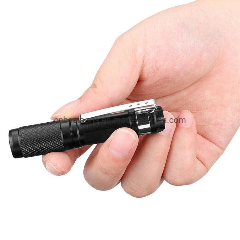 Wholesale Portable Camping Torch Lamp Mini AAA Battery Power LED Torch Light Zoomable Hunting Fishing Camping LED Flashlight