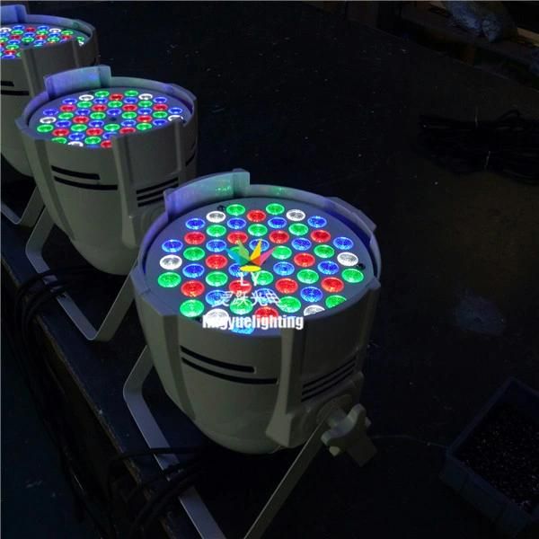 54PCS RGBW 3W LED PAR Can Disco DJ Lights