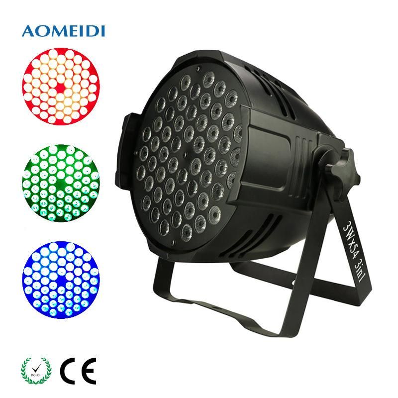 China Stage Light 54X3w RGBW LED PAR 64 for Wedding