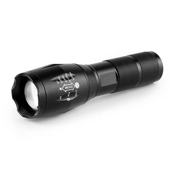 Aluminum Alloy Hunting Tactical Backup Torch LED Red Light Flashlight