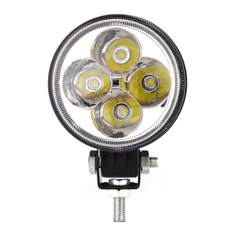 3 Inch Car LED Work Light for 4X4 off Road Uaz SUV Round Flood Beam Spot 6000K 12W LED Work Lamps