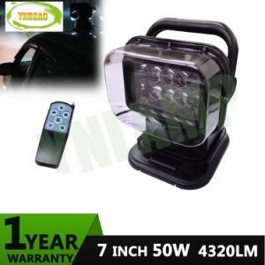 50W 7inch Boat Work Lamp LED Search Light with CREE LEDs