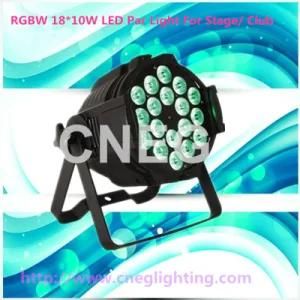 18*10W RGBW 4 in 1 Professional Stage Light LED PAR