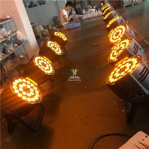 24PCS 18W Rgbwuv 6in1 LED PAR Stage Lighting Equipment for Event