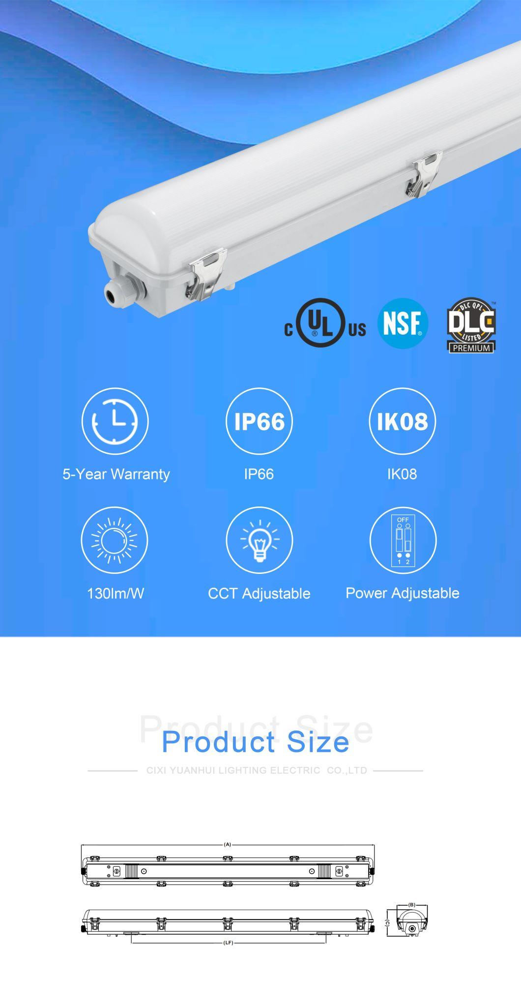 Model Vp, IP65 24W-40W 0.6m 1.2m 1.5m LED Tri-Proof Light