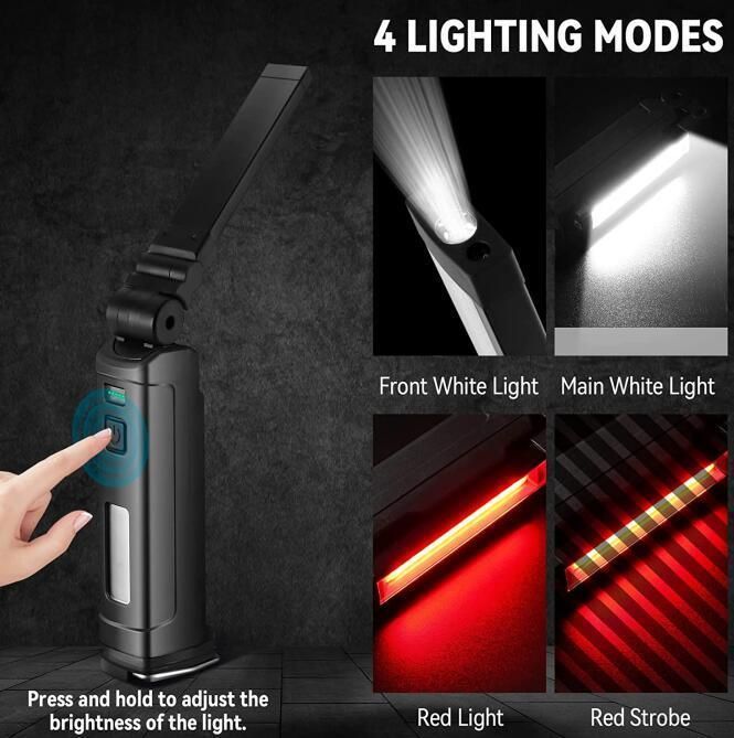 10W Rechargeable Folding Magnetic Work Lamp