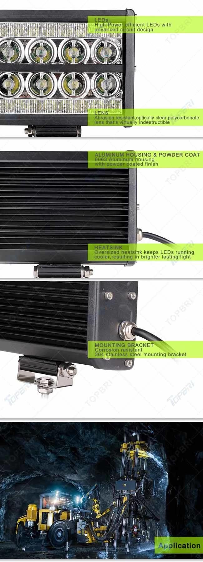 5X7inch Rectangle 88W Auto Offroad LED Work Driving Light