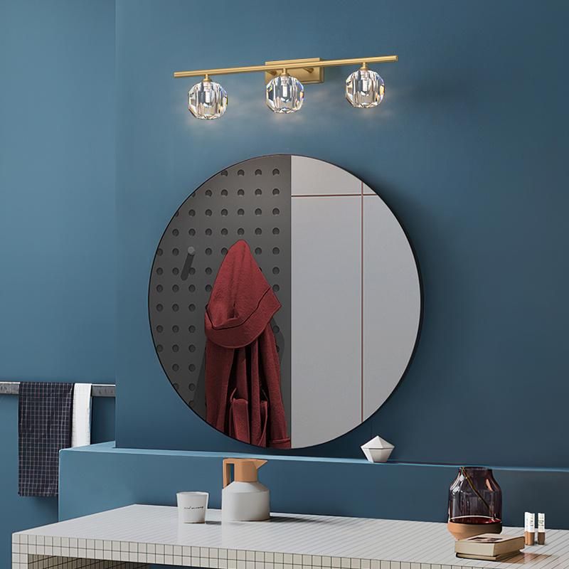 Copper LED Mirror Light Bathroom Mirror Cabinet Wall Light Dressing Table Lamp