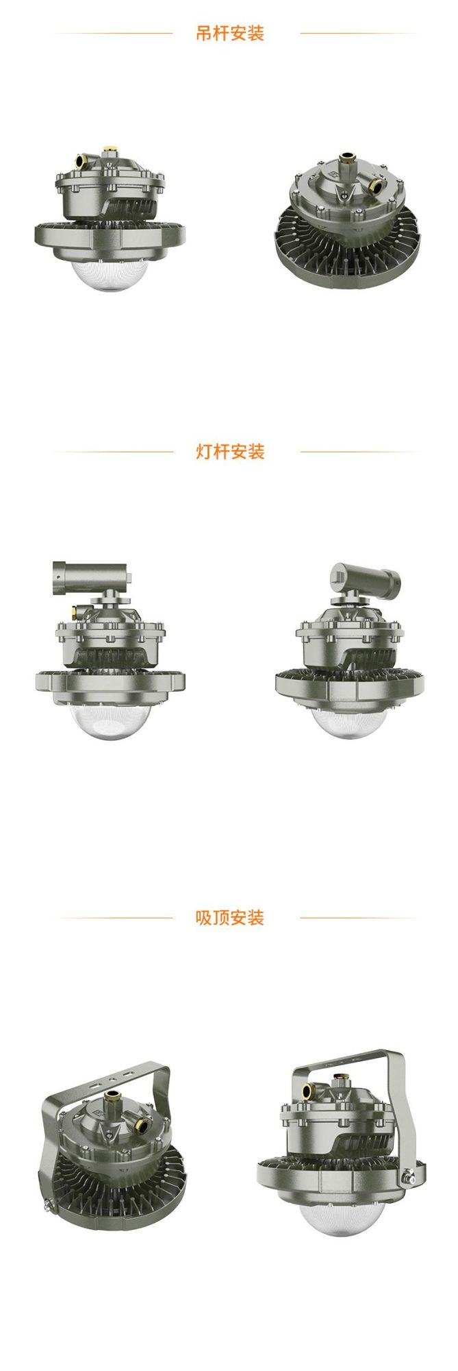 LED Explosion Proof Lamp Atex Lighting LED Explosion Proof Lighting IP66 LED Industrial Explosion Proof Lighting