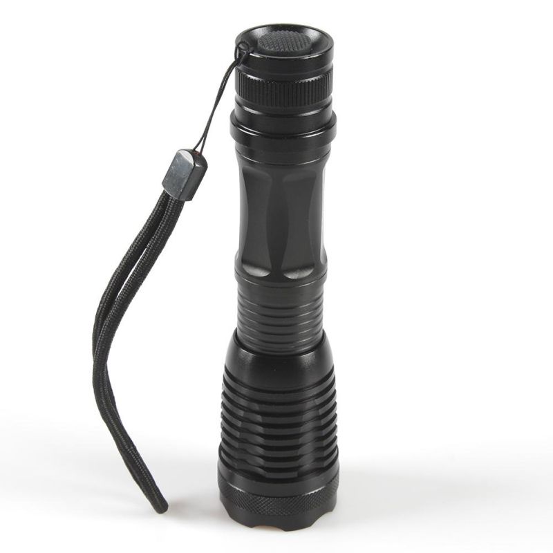 Yichen Zoom Rechargeable Dual Beams LED Flashlight