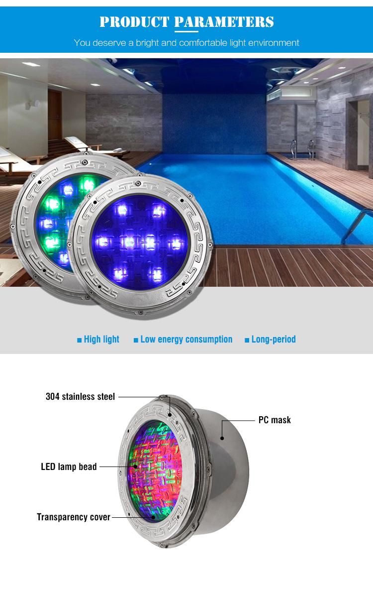 Colorful LED Underwater Spot Swimming Pool Party Lights