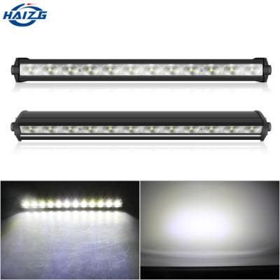 Haizg High Power Super Bright Driving CREE LED Work Light Bars Offroad Single Row Auto Bar LED Car Light