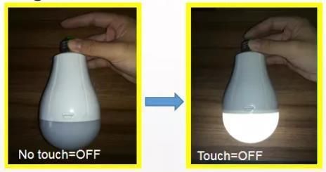 Rechargeable LED Emergency Bulb Light