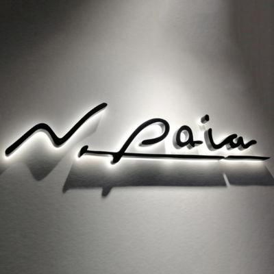 3D LED Backlit Stainless Steel Channel Letters Sign