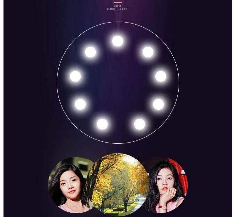 Promotion Gift LED Beauty Mobile Phone Selfie Fill Light